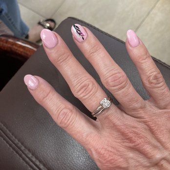 Modern Nail Spa - Pink fun with a splash of sparkle! - Nail Salons Near Me - Camarillo, California