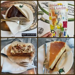 Chocolate cake, carrot cake, cheesecakes