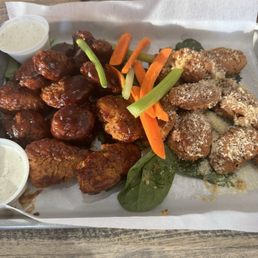 Boneless Wings Bbq and Parmesan Boneless Wings Bbq and Parmesan