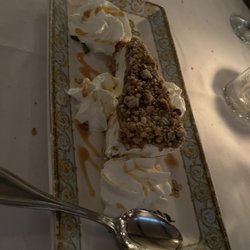 Villa Paul Restaurant - Peanut Brickle Cheesecake! Awesome