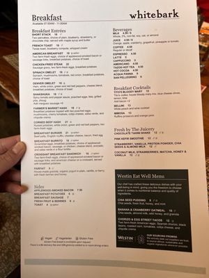 Menu photo 1 Whitebark Mammoth Lakes, CA Menu photo 1 Whitebark Mammoth Lakes, CA