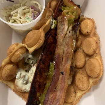 Puft Bubble Waffles - Seattle Dog Bubble Waffle - Food Trucks Near Me - Tukwila, Washington