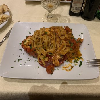 Settembrini 18 - Tagliolini with lobster and cherry tomatoes. Delicious! - Italian Near Me - Milan, Michigan Settembrini 18 - Tagliolini with lobster and cherry tomatoes. Delicious! - Italian Near Me - Milan, Michigan
