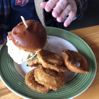 Applebee's Grill + Bar - The picture does not do this burger justice! - American Near Me - Lynchburg, Virginia Applebee's Grill + Bar - The picture does not do this burger justice! - American Near Me - Lynchburg, Virginia