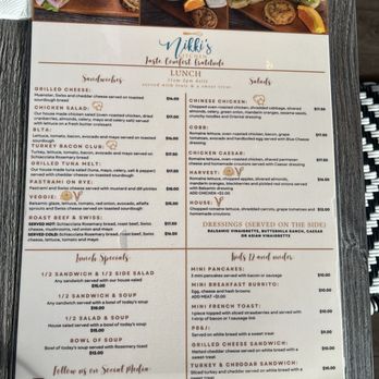 Nikki’s Kitchen - The lunch menu - Coffee & Tea Near Me - Yorba Linda, California Nikki’s Kitchen - The lunch menu - Coffee & Tea Near Me - Yorba Linda, California