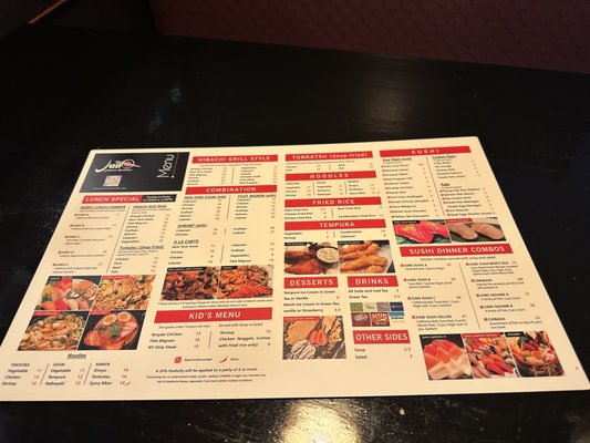 Menu photo 5 Juno Japanese Restaurant Louisville, KY Menu photo 5 Juno Japanese Restaurant Louisville, KY
