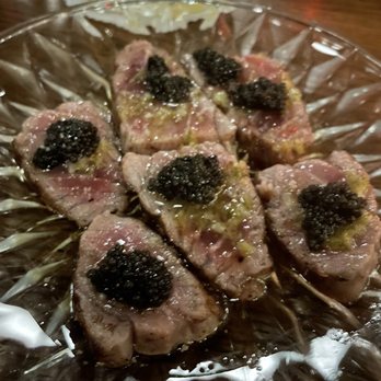 Lutie’s - Blue fin tuna belly, citrus kosho, beluga caviar - Modern European Near Me - Austin, Texas