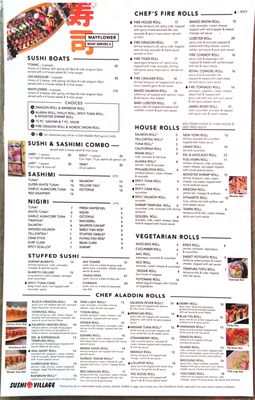 Menu photo 1 Sushi Village Springfield, MO