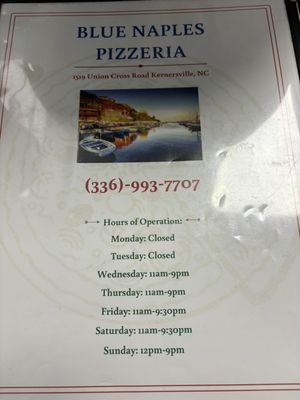 Menu photo 1 Blue Naples Kernersville, NC Menu photo 1 Blue Naples Kernersville, NC