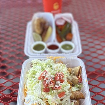 Sabrosada - Saturday Special: 5 Chicken Flautas w/a Medium Drink + Fried Peppers & Pickled Carrots/Jalapeños | $11.99 - Breakfast & Brunch Near Me - Westminster, California Sabrosada - Saturday Special: 5 Chicken Flautas w/a Medium Drink + Fried Peppers & Pickled Carrots/Jalapeños | $11.99 - Breakfast & Brunch Near Me - Westminster, California