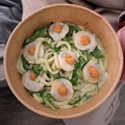 Scallop mentaiko