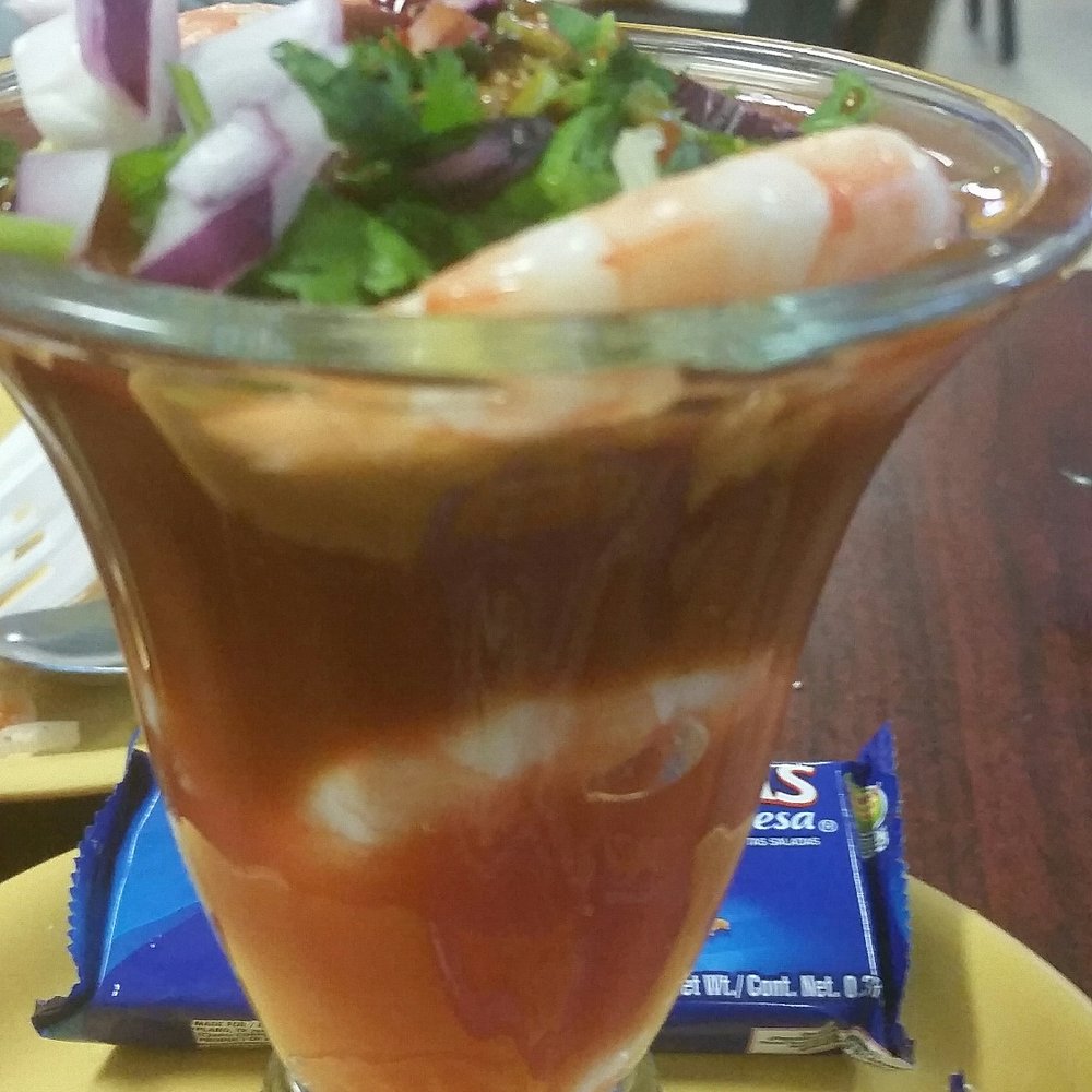 Mariscos El 7 Mares - Small shrimp cocktail was scrumptious. - Seafood Near Me - Mission, Texas Mariscos El 7 Mares - Small shrimp cocktail was scrumptious. - Seafood Near Me - Mission, Texas
