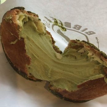 Bibble & Sip - This thing was the size of a softball & STUFFED w/ white chocolate matcha goodness.. went at it w/o utensils..you might want to grab some! - Coffee & Tea Near Me - New York, New York