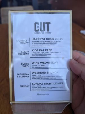 Menu photo 2 The Cut Irvine, CA Menu photo 2 The Cut Irvine, CA