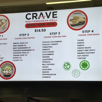 CRAVE Mediterranean Grill - Menu - Salad Near Me - El Cajon, California CRAVE Mediterranean Grill - Menu - Salad Near Me - El Cajon, California