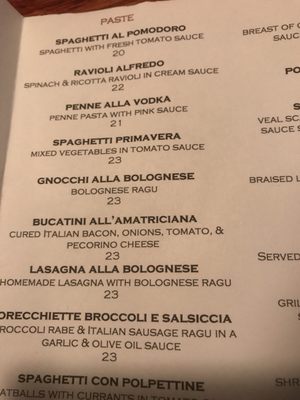 Menu photo 5 Il Violino New York, NY