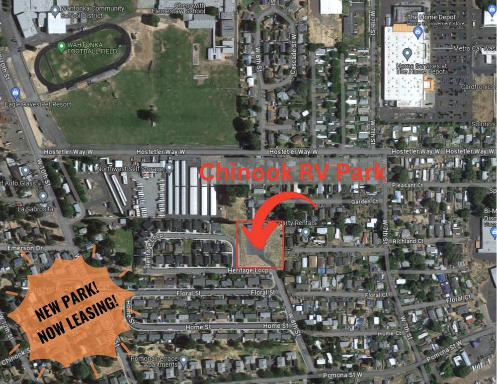 CHINOOK RV PARK Updated October 2024 905 Heritage Way, The Dalles