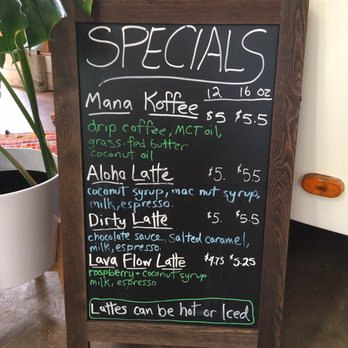 Kind Koffee - I chose the Aloha latte, upon the recommendation of the owner... - Coffee & Tea Near Me - Kalaheo, Hawaii
