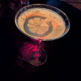 Lemon drop martini with no sugar around the rim. To be honest it wasn't very good. Lemon drop martini with no sugar around the rim. To be honest it wasn't very good.
