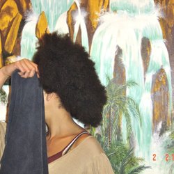 Headhunters Hair Designs - Afro hair before perm
