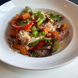 Pulled Jerk Chicken Hash