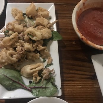 Tuscan Hills - Fried calamari with the sauce - Italian Near Me - Forest Hills, New York Tuscan Hills - Fried calamari with the sauce - Italian Near Me - Forest Hills, New York