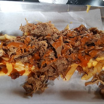 The Stellar Hog - Cheese pulled pork fries...half order - Beer Gardens Near Me - Saint Louis, Missouri The Stellar Hog - Cheese pulled pork fries...half order - Beer Gardens Near Me - Saint Louis, Missouri