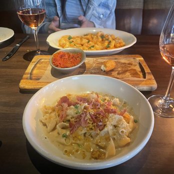 Gilt Bar - Pappardelle with Proscuitto & Peas.  Delicious!!! - New American Near Me - Chicago, Illinois
