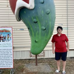 Worlds Largest Christmas Pickle - World largest Christmas Pickle.