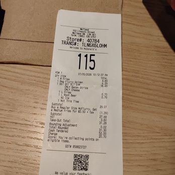 McDonald’s - The receipt - Fast Food Near Me - Welland, Ontario McDonald’s - The receipt - Fast Food Near Me - Welland, Ontario