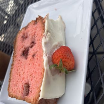 Roma Coffee - Strawberry pound cake - Coffee & Tea Near Me - Las Vegas, Nevada Roma Coffee - Strawberry pound cake - Coffee & Tea Near Me - Las Vegas, Nevada