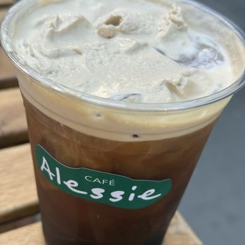 Cafe Alessie - Cold brew with coffee cold foam - Cafes Near Me - San Diego, California