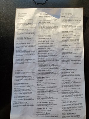 Menu photo 1 Scout Cafe Restaurant Stoney Creek, ON Menu photo 1 Scout Cafe Restaurant Stoney Creek, ON