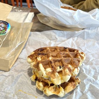 Wholly Grinds Coffee - Turkey sausage wholly waffle - Breakfast & Brunch Near Me - Rock Island, Illinois Wholly Grinds Coffee - Turkey sausage wholly waffle - Breakfast & Brunch Near Me - Rock Island, Illinois