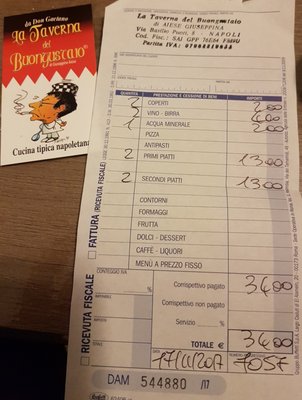 Menu photo 1 La Taverna del Buongustaio Naples, NA