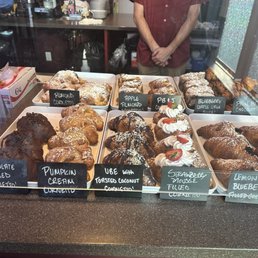 Display of croissants