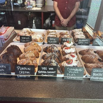 Caffé Capriccio - Display of croissants - Cafes Near Me - Granger, Indiana