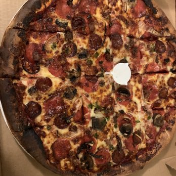 More Than Pizza - Burnt "combination" pizza!! - Pizza Near Me - Clovis, California