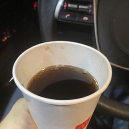 Half full drink that I was handed. No ice