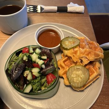 Nero Waffles - Ham & Cheese - Waffles Near Me - Vancouver, British Columbia Nero Waffles - Ham & Cheese - Waffles Near Me - Vancouver, British Columbia