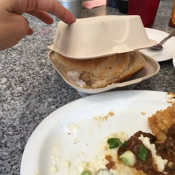 Sax's Joint - Biscuit so large it won't fit in the to go container. - Breakfast & Brunch Near Me - Petaluma, California