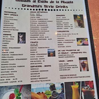 El Fogón de la Abuela - The menu 2023 - Seafood Near Me - Camuy, Puerto Rico El Fogón de la Abuela - The menu 2023 - Seafood Near Me - Camuy, Puerto Rico