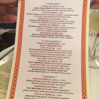 Emilio's Tapas - Menu - Spanish Near Me - Hillside, Illinois Emilio's Tapas - Menu - Spanish Near Me - Hillside, Illinois
