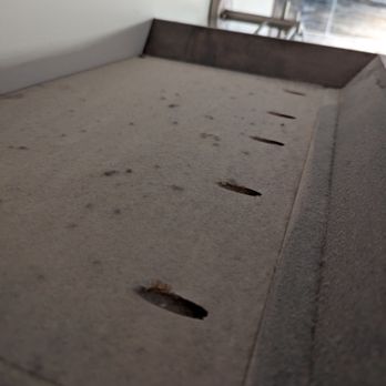 Eckler Cleaning Services - Dramatic before and after of cabinet tops with thick grime eliminated through professional deep cleaning. - Home Cleaning Near Me - Avon, Indiana Eckler Cleaning Services - Dramatic before and after of cabinet tops with thick grime eliminated through professional deep cleaning. - Home Cleaning Near Me - Avon, Indiana