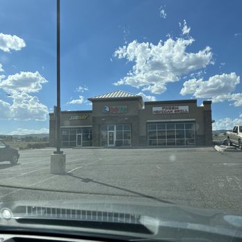 Costa Vida - a view of a parking lot from inside a car - Mexican Near Me - Elko, Nevada