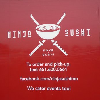 Ninja Sushi - Logo on the side of the trailer. - Food Trucks Near Me - Saint Paul, Minnesota