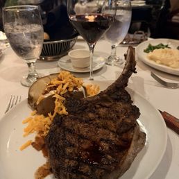 Prime Bone-in Ribeye (22 oz.) is delicious. Prime Bone-in Ribeye (22 oz.) is delicious.