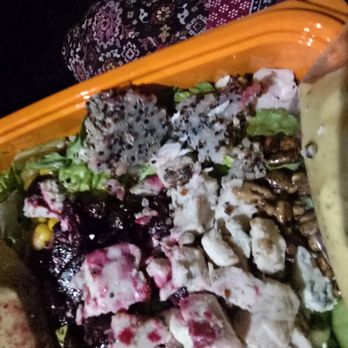 Salad and Go - This was the cold frozen lump of quinoa that was supposedly my portion for the new beet salad - Salad Near Me - Chandler, Arizona Salad and Go - This was the cold frozen lump of quinoa that was supposedly my portion for the new beet salad - Salad Near Me - Chandler, Arizona