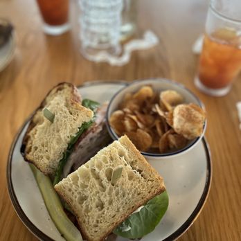 afternoon - Turkey club with homemade chips - New American Near Me - Gainesville, Florida afternoon - Turkey club with homemade chips - New American Near Me - Gainesville, Florida