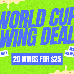 World Cup dine-in deal!
